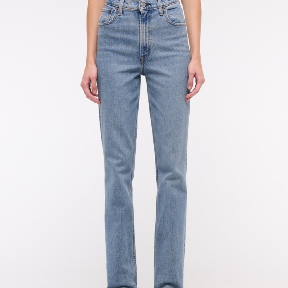 Abercrombie & Fitch 90s Slim Straight Ultra High Rise 31 (12s)